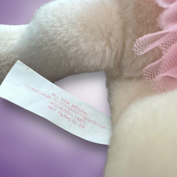 Vintage White Russ LITTLE TUTU Ballet Hugs - Ballerina Teddy Bear Plush 8" NWT - Picture 5 of 7